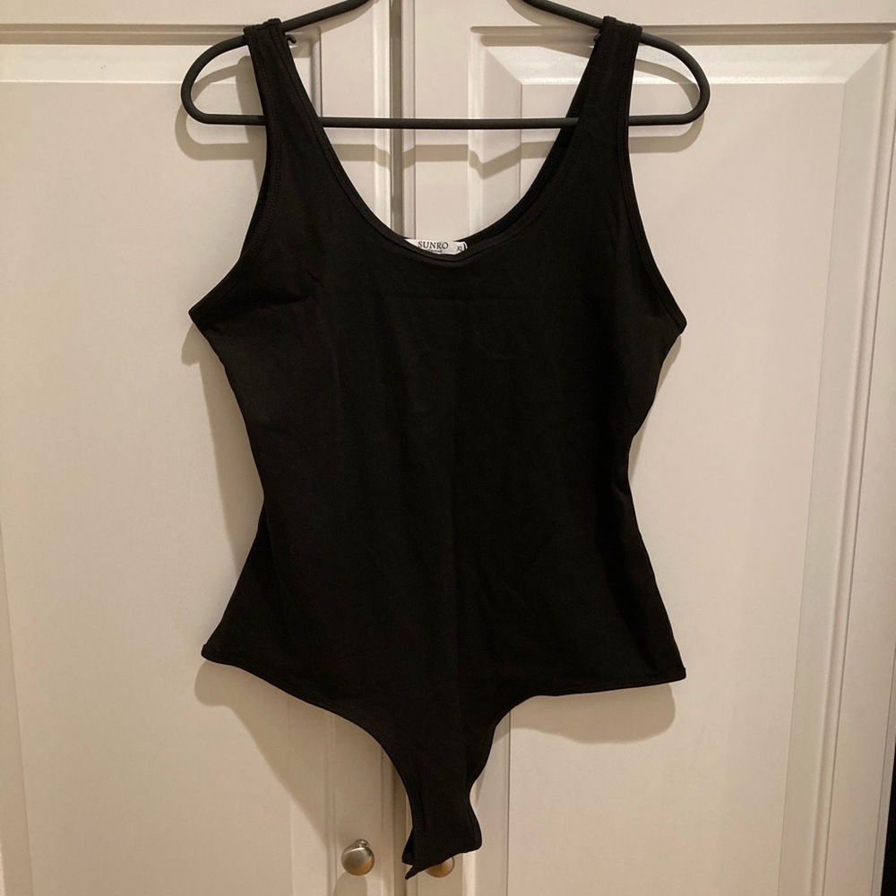 Sunro Collection Cheeky Black Bodysuit